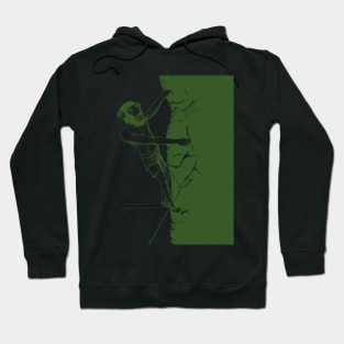 Monkey man climbing the wall Hoodie